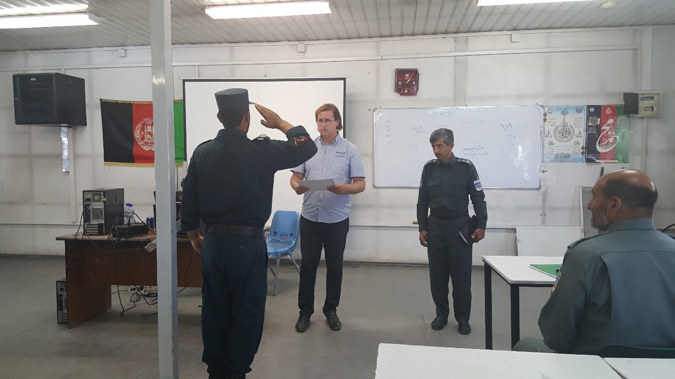 Afghanistan- X-Ray Inspection Systems Training